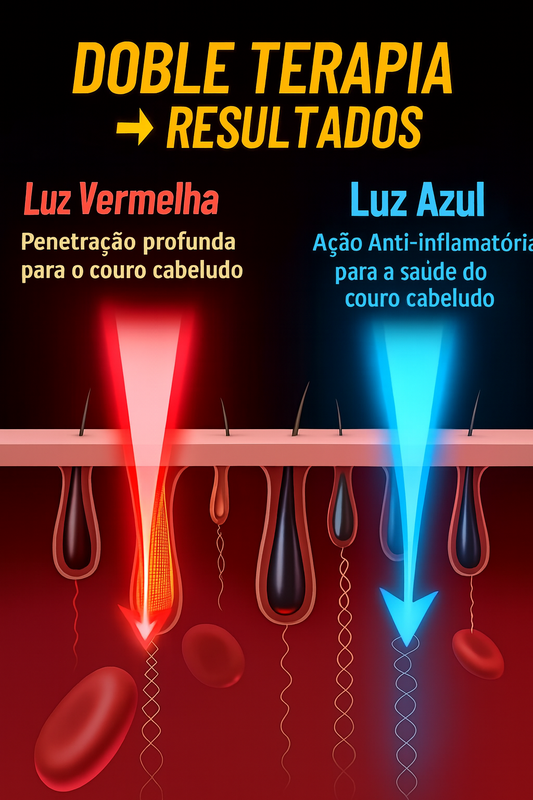 Escova Laser Led Massageadora