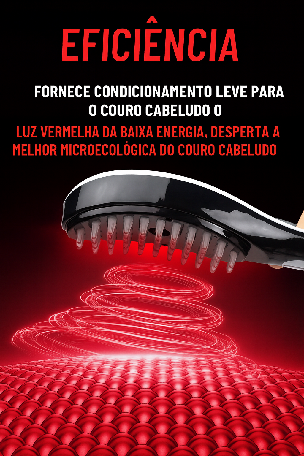 Escova Laser Led Massageadora