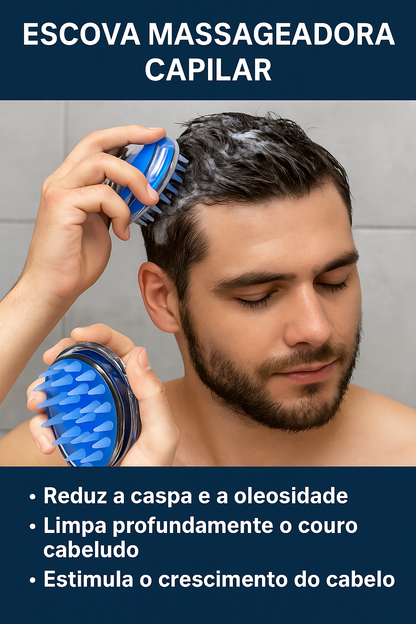 Escova Massageadora Capilar Plus