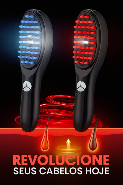 Escova Laser Led Massageadora