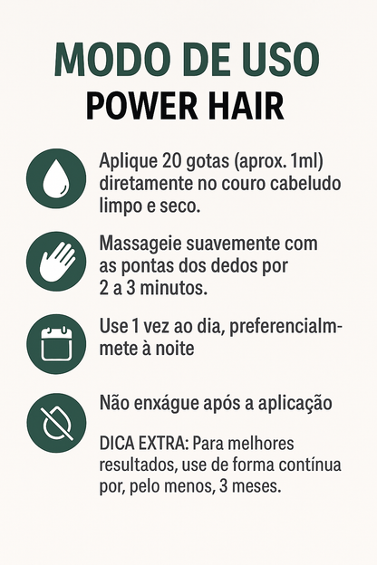 Tônico Capilar Power Hair